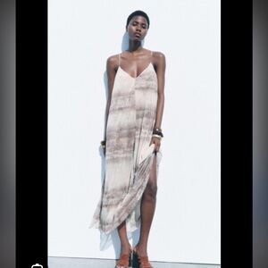 Zara tie dye maxi dress / cover up